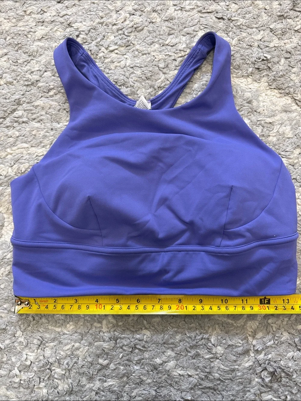 lululemon athletic Wunder Train purple racerback bra